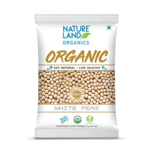 Natureland Organic White Peas 500 Gm