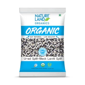 Natureland Organic Urad Split Dal 1 Kg