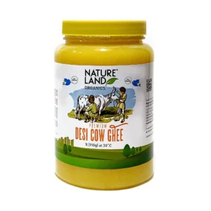 Natureland Organic Premium Cow Desi Ghee 1 Ltr