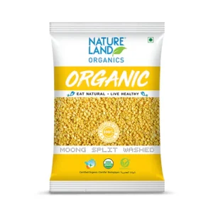 Natureland Organic Moong Split Washed 500 Gm