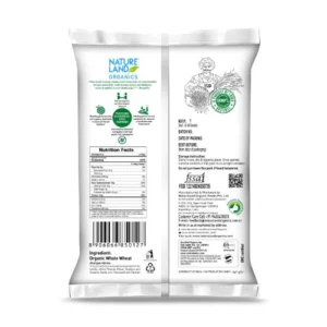 Natureland Organic Whole Wheat Flour 5 Kg